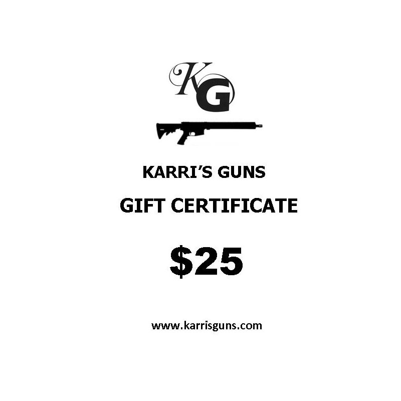 Gift Certificate - $25