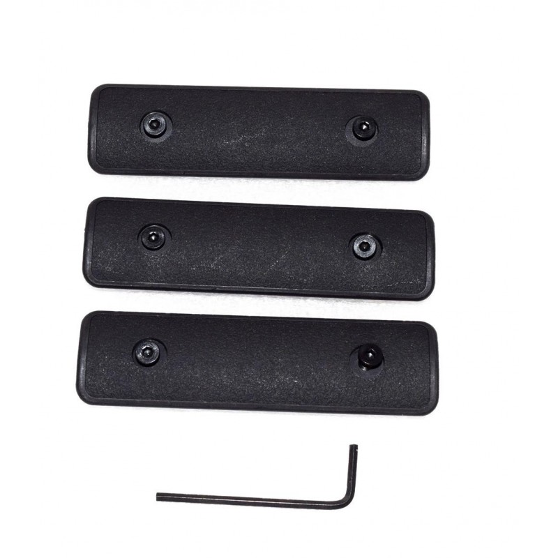 KG 4" Keymod Covers Set of 3 Black
