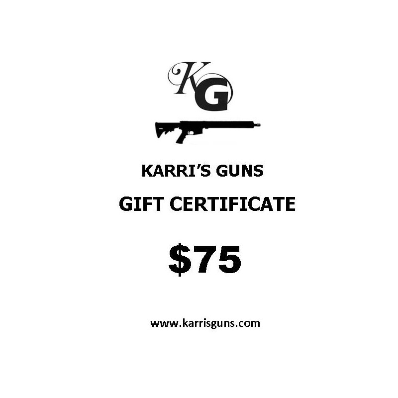 Gift Certificate - $75