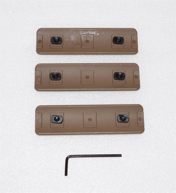 KG 4" M-LOK Covers Set of 3 Tan - Image 3