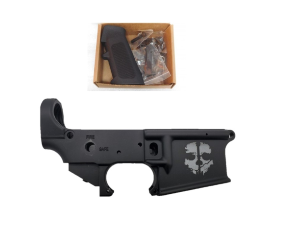 Konza Guns AR15 Stripped Laser Etched Ghosts Lower With LPK