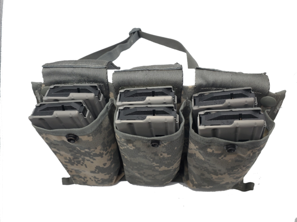 USGI ACU 6 Mag Bandoleer Kit With 6 Duramag 30rd Mags Aluminum and Mag Loader - Image 3