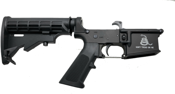 Konza AR15 6 Position Complete Lower Don't Tread On Me