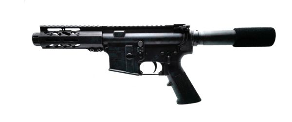 Konza Guns Micro Mayhem 5.56 Blackout 5" Pistol W Flash Can - Image 4