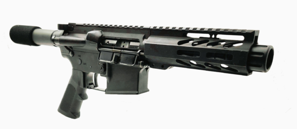 Konza Guns Micro Mayhem 5.56 Blackout 5" Pistol W Flash Can