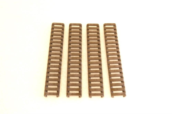 KG 7" Ladder Rail Covers Set of 4 FDE