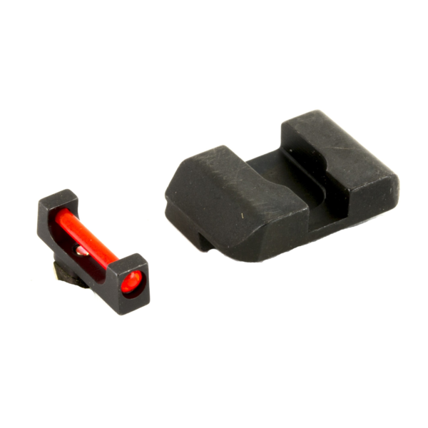 AmeriGlo GLOCK 17 19 22 23 26 27 Sight Set Red Fiber Front/Black Rear Sight installed