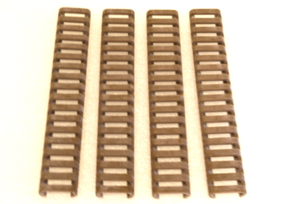Add 7" Rail Cover Set of 4 FDE