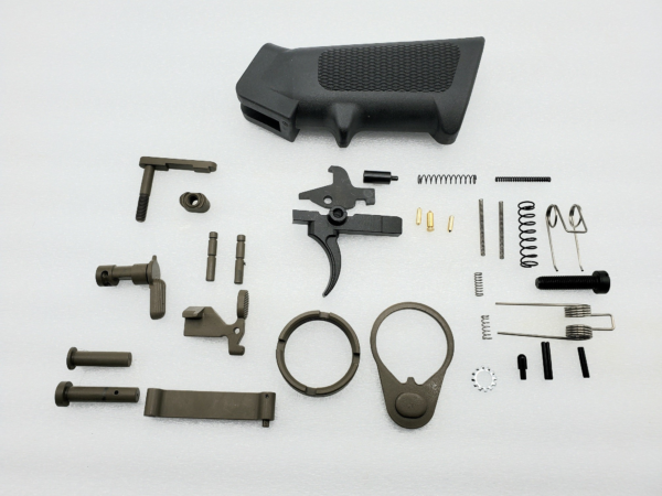 KG AR15 Accent Lower Parts Kits Cerakote FDE