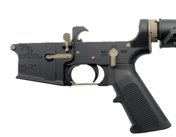 KG AR15 Accent Lower Parts Kits Cerakote FDE - Image 3