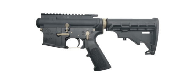 KG Accent AR15 Complete 6 Position Lower and Assembled Upper Cerakote FDE - Image 3