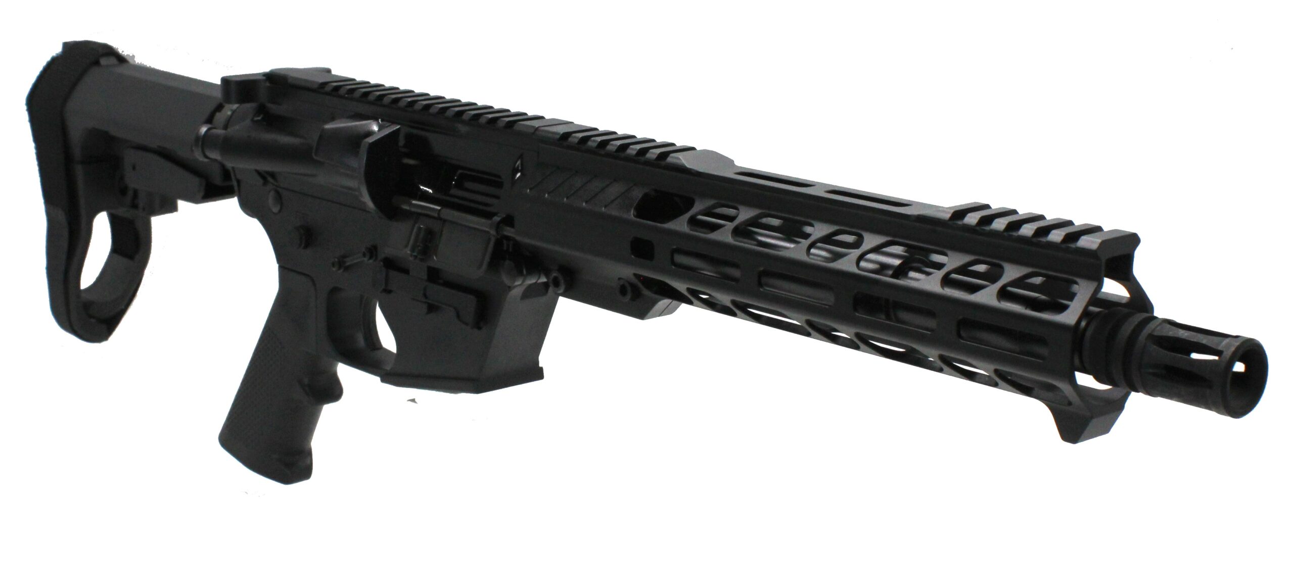 Konza Guns Raider 10.5 inch Glock Mag 9MM Brace Pistol with FRT